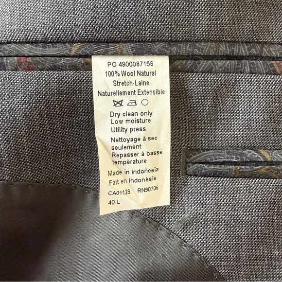 Ralph Lauren Men’s Ultraflex Suit Jacket | Size | 40L - Picture 14 of 15